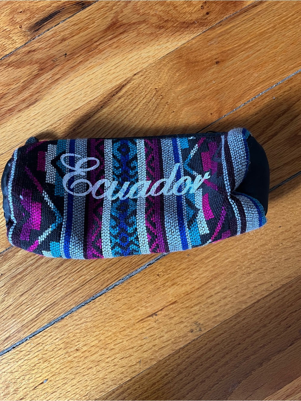 Patterned Pencil Case - Blue & Purple